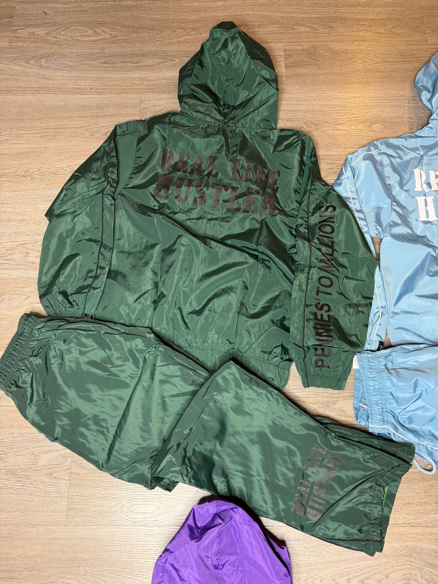 Real Life Hustler Windbreaker Full Set