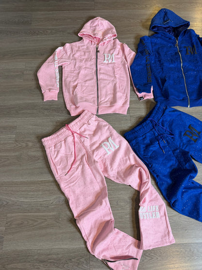 Real Life Hustler Rhinestone Set