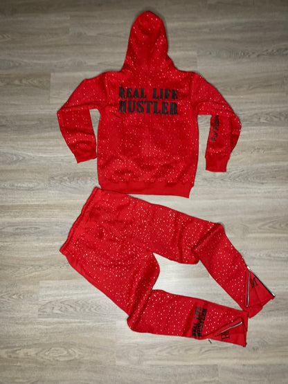 Real Life Hustler Rhinestone Set