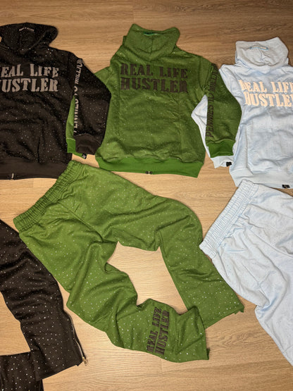 Real Life Hustler Rhinestone Set