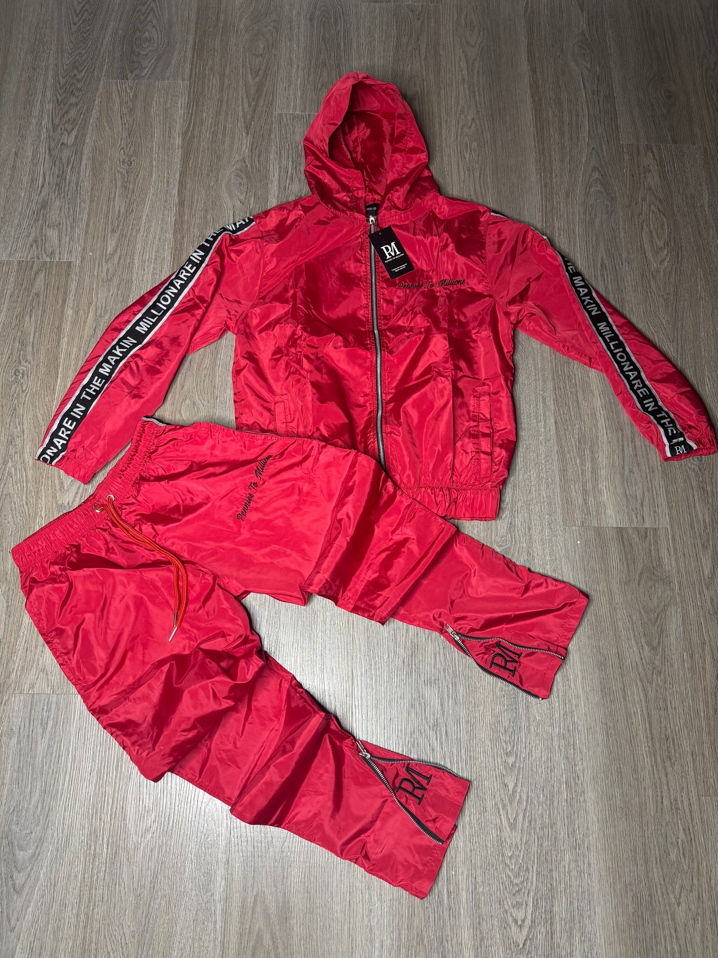 Millionaire In The Makin Windbreaker Set